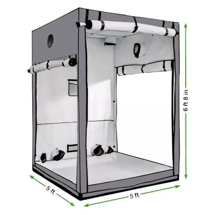 High Drogro HDG55 - 5’ x 5’ x 6’8″ Grow Tent - Image 2