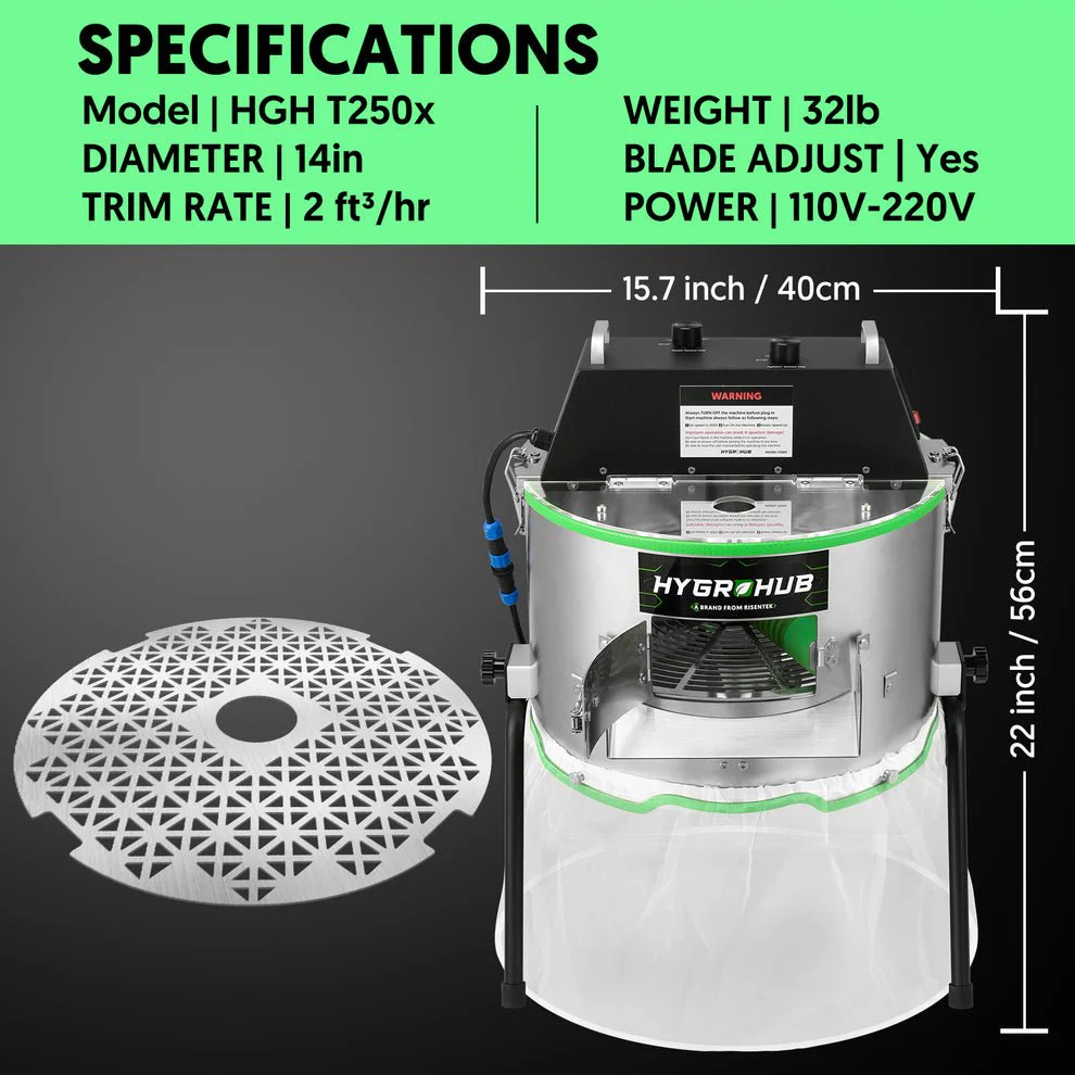 Hygrohub T250X Bud Trimmer 3rd Generation - Image 7