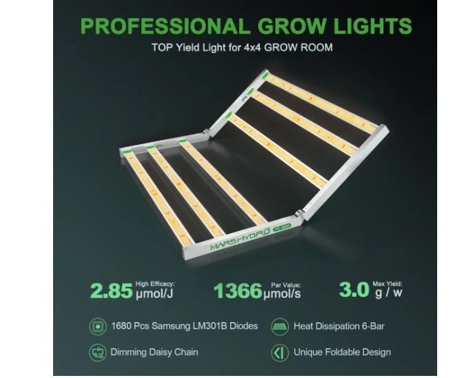 Mars Hydro FC-4800 480 Watt Full Spectrum LED Grow Light - Image 5