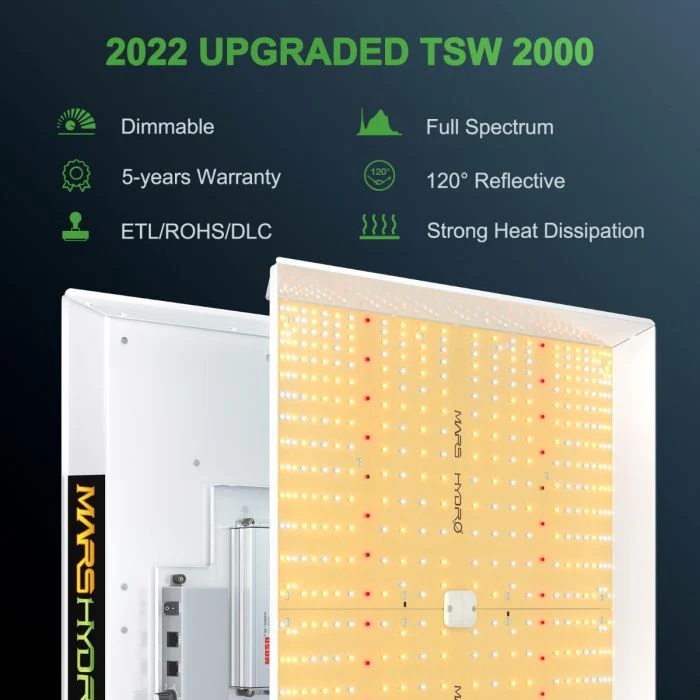 Mars Hydro TSW 2000 200 Watt LED Grow Light - Image 5
