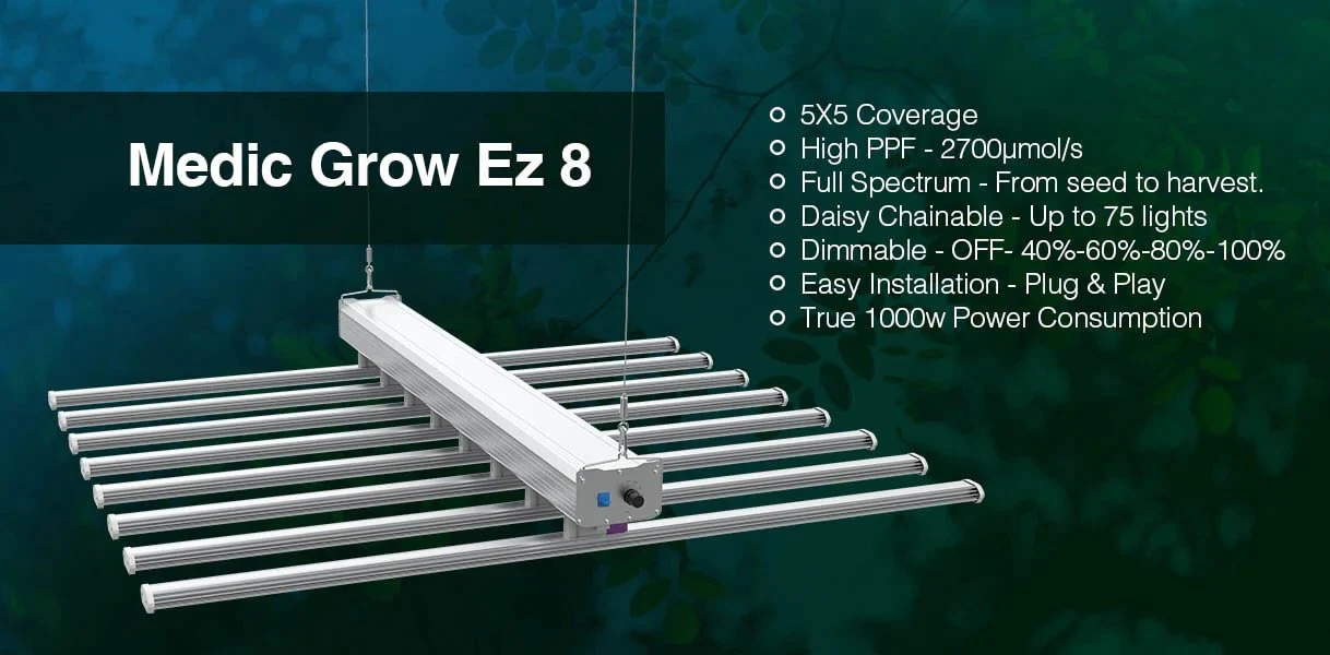 Medic Grow Ez-8 1000 Watt Full Spectrum LED Grow Lights - Image 9