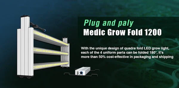 Medic Grow Fold-1200 Foldable 1200 Watt Full Spectrum LED Grow Light - Image 8