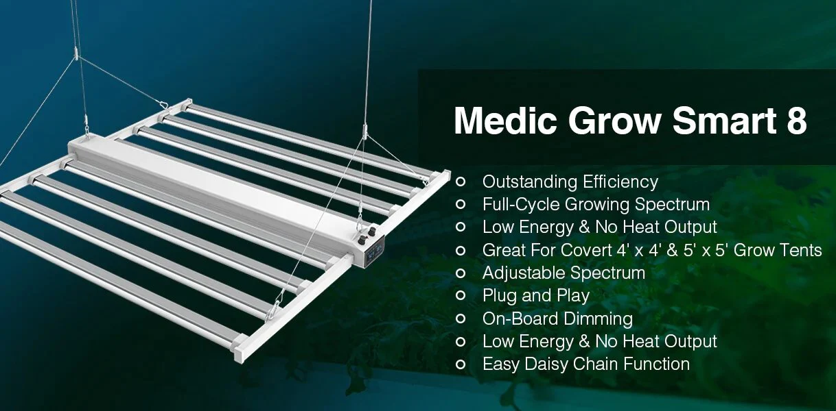 Medic Grow Smart-8 760 Watt Full Spectrum LED Grow Lights - Image 10