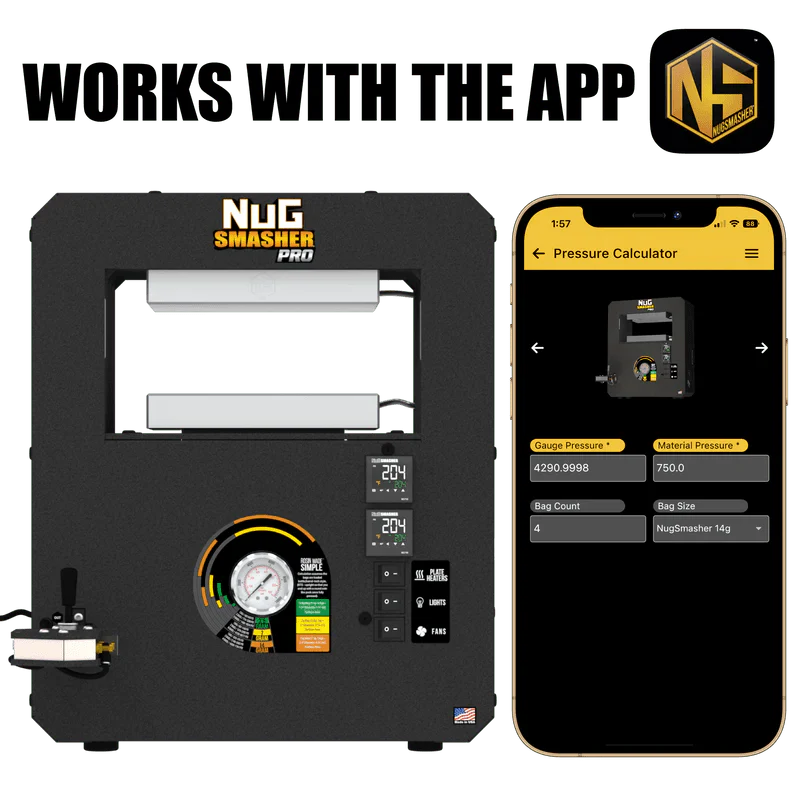 NugSmasher Pro 20 Ton Rosin Press Essentials Bundle - Image 3