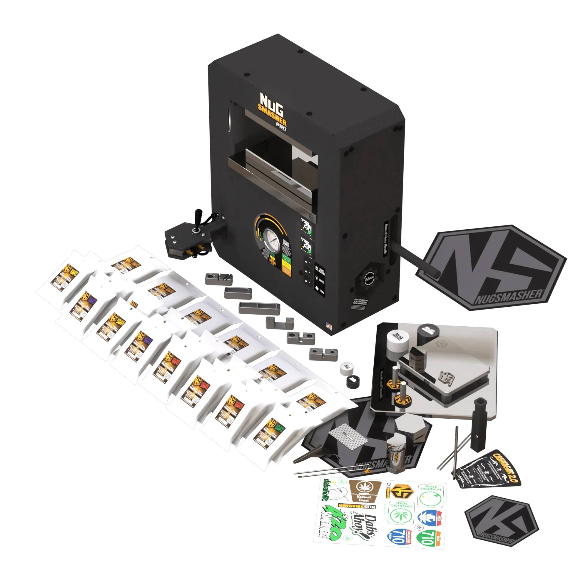 NugSmasher Pro 20 Ton Rosin Press Masters Bundle - Image 4