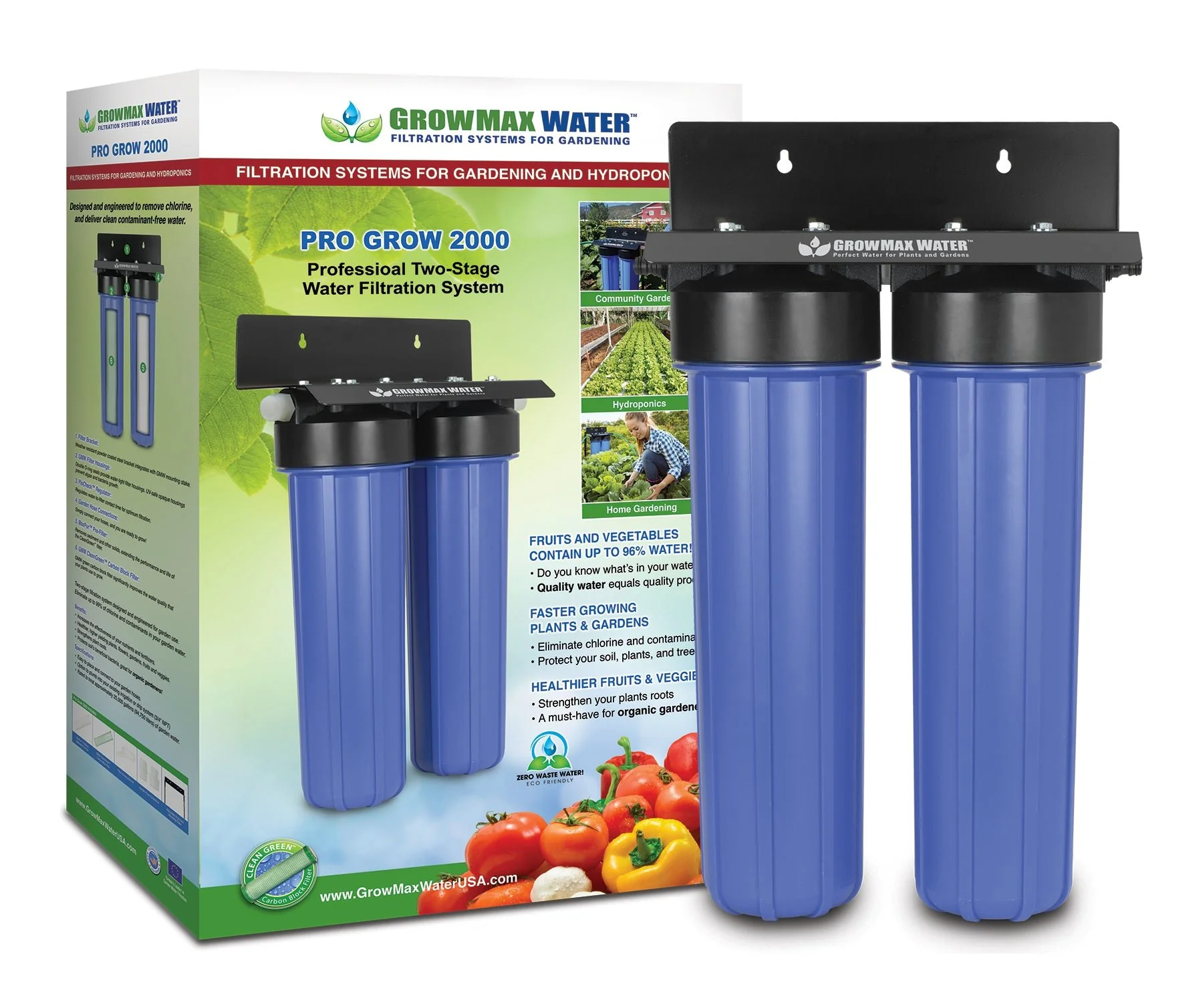 GrowMax Water Pro Grow 2000 Dechlorinator & Sediment Water Filter System - Image 4