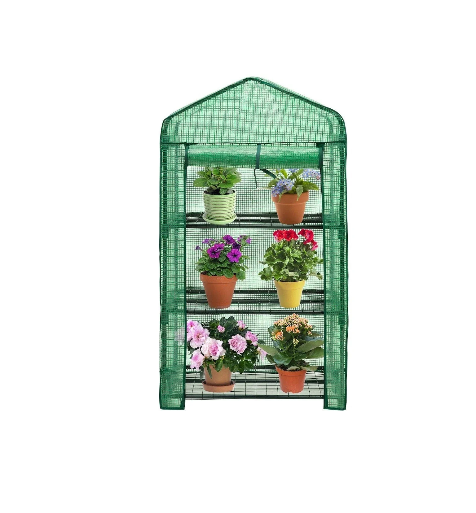 Riverstone 3 Tier Portable Rolling Greenhouse with Opaque Cover - Image 2