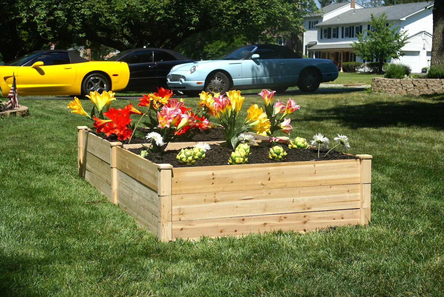 Riverstone Raised Garden Bed (4ft x 8ft x 17.5in) - Image 3
