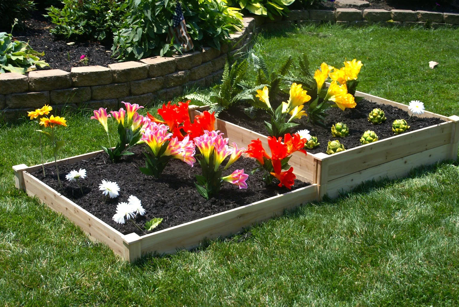 Riverstone Raised Garden Bed (4FT X 8FT X 5.5-11IN) - Image 4