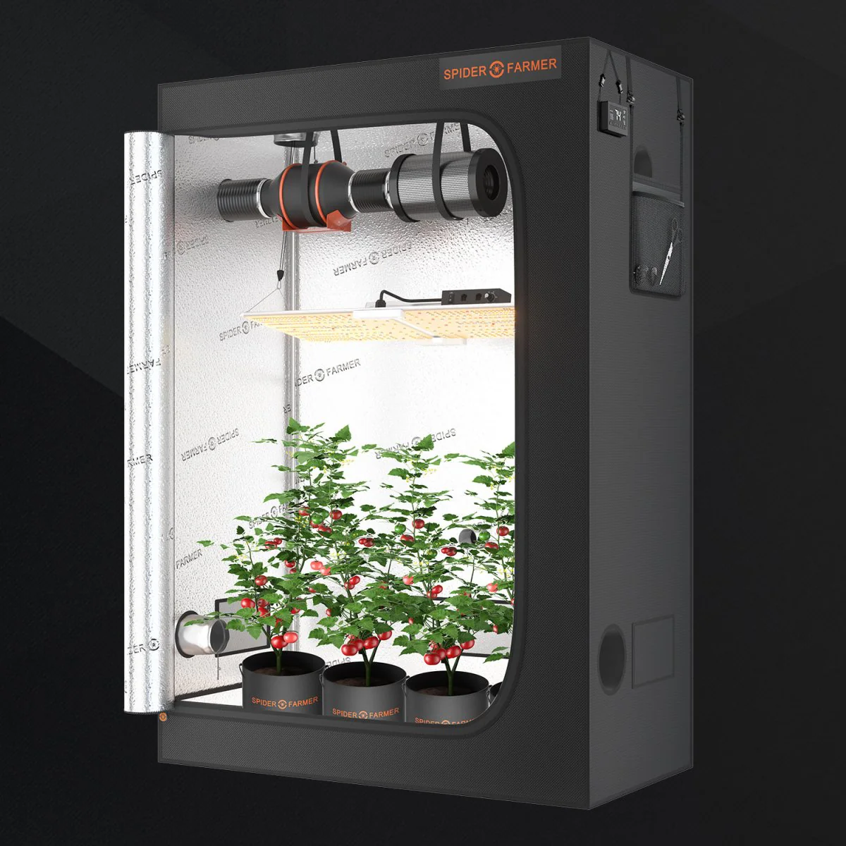 Spider Farmer 4.6’x2.3’x6.5′ 140cm x 70cm x 200cm Indoor Grow Tent - Image 2