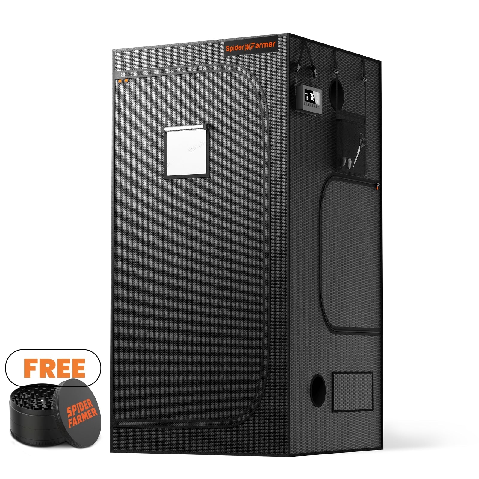 Spider Farmer 3’x3’x6′ 90cm x 90cm x 180cm Indoor Grow Tent （Free Grinder） - Image 2