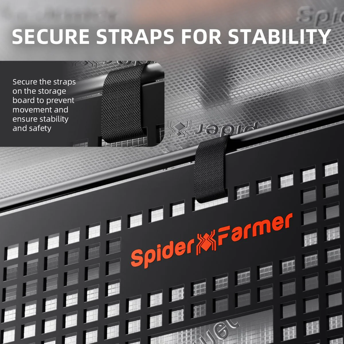 Spider Farmer Genius Grow System Gear Board for Grow Tent – Wall-Mounted Organizer for Controllers & Power Supplies - Image 5