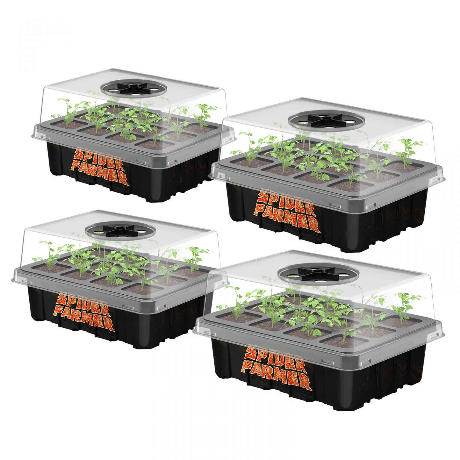 4 Pack Spider Farmer Seed Starting Trays Germination Tray - Image 2