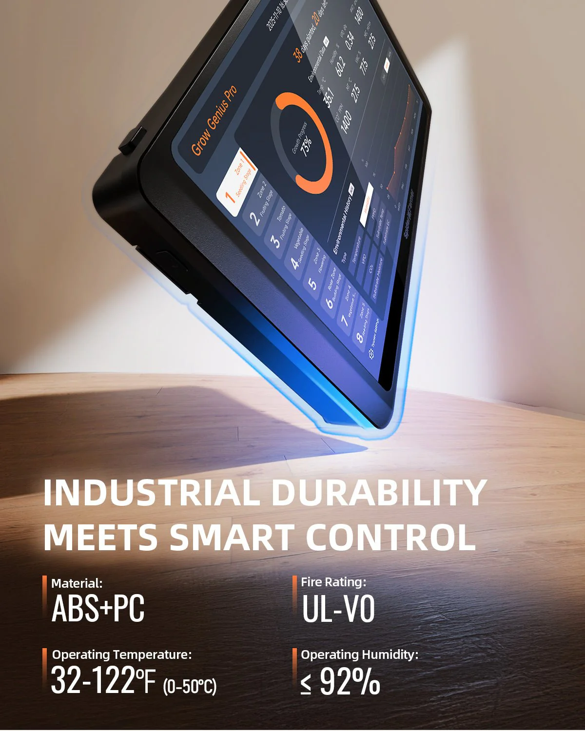 Spider Farmer GGS Pro Controller Kits | Integrated Climate Management of 8 Large-Scale Independent Grow Spaces | Ideal for Industrial & Commercial Grow planners| Temperature, Humidity, VPD Monitoring, Scheduling, Data Tracking, Bluetooth & WiFi - Image 4