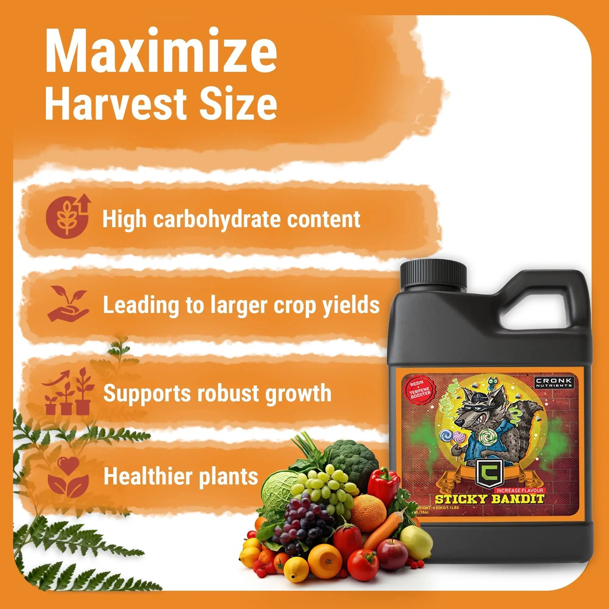 Cronk Nutrients Sticky Bandit - Classic, Autoflower & Organic Plant Nutrients - Image 4