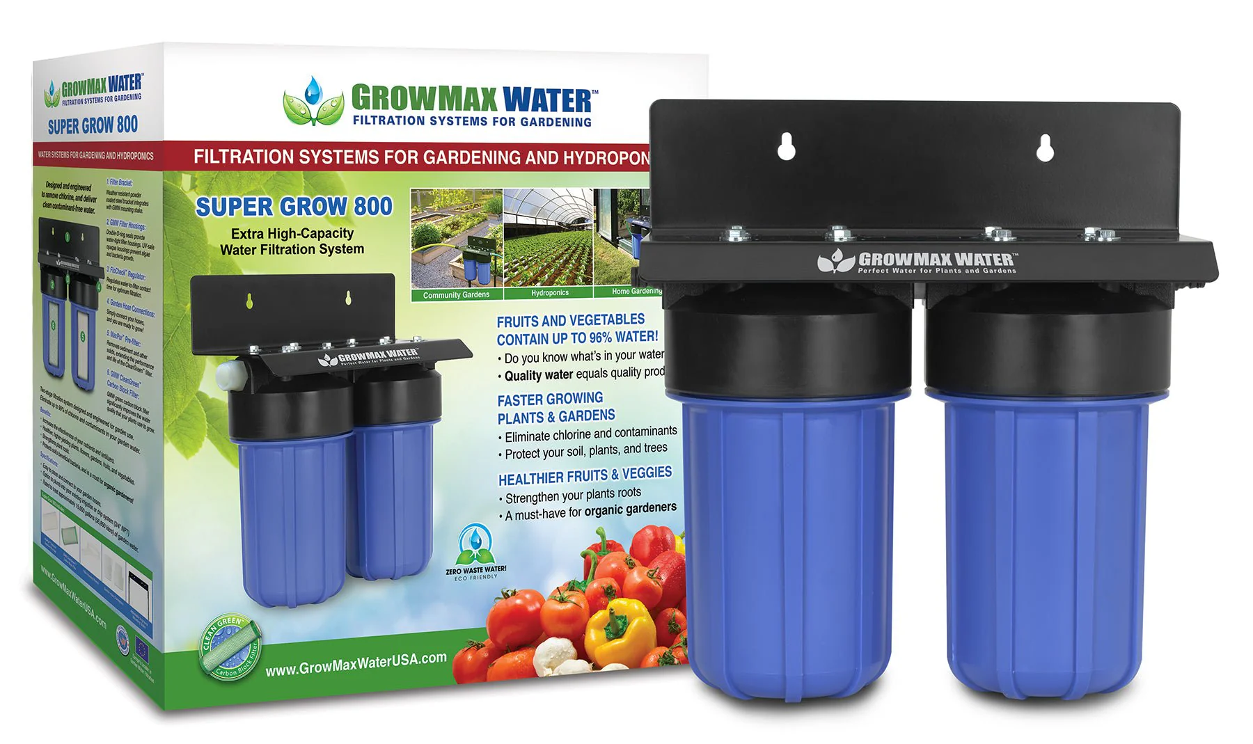 GrowMax Water Super Grow 800 Dechlorinator & Sediment Water Filter System - Image 3