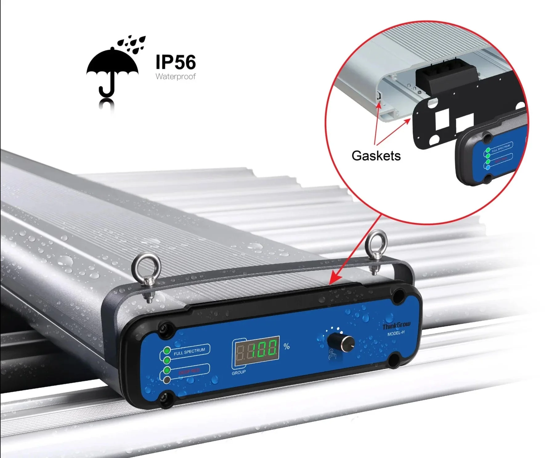 Think Grow Model-H 630 Watt Horticulture LED Grow Light - Image 5