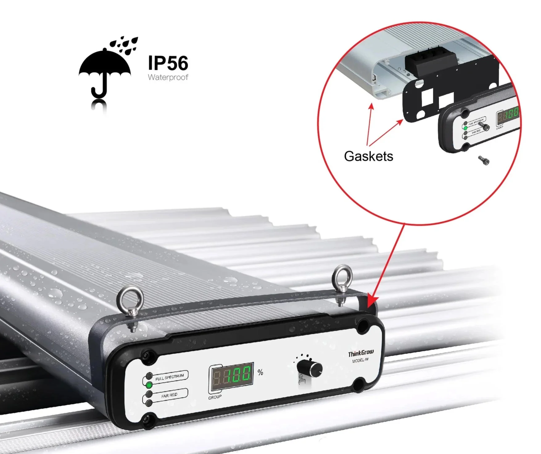 Think Grow Model-W 630 Watt Horticulture LED Grow Light - Image 6