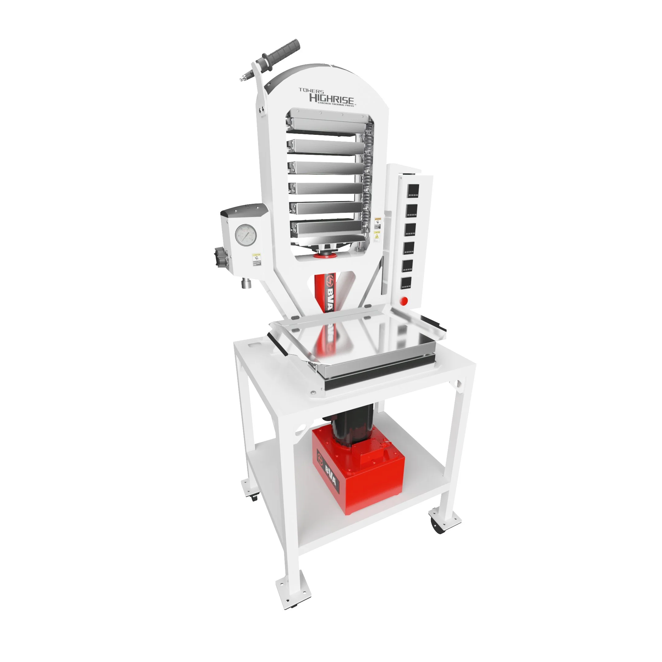 Towers Highrise 5 tier 25 Ton Stacked Rosin Press - Image 14