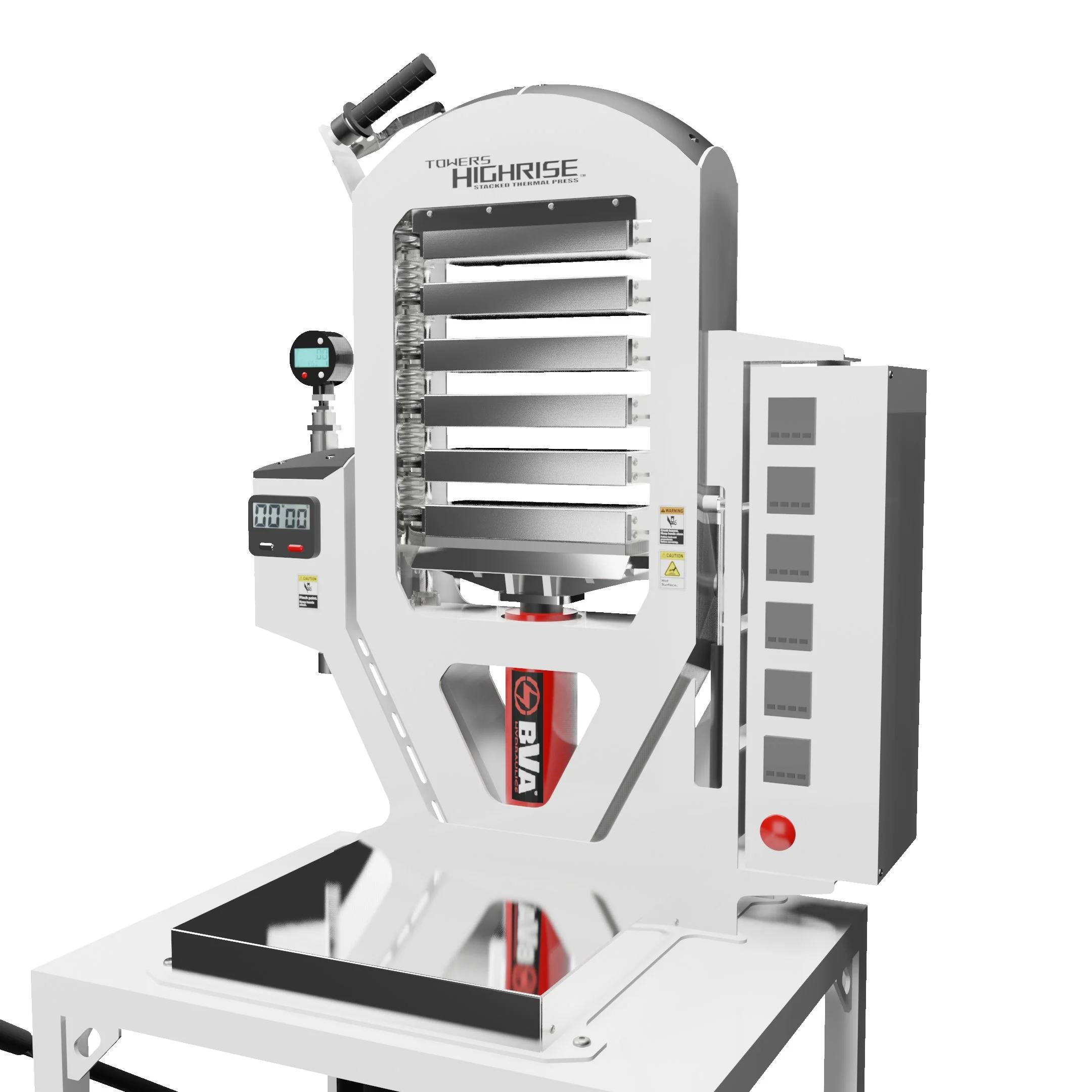 Towers Highrise 5 tier 25 Ton Stacked Rosin Press - Image 5