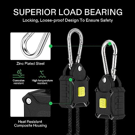 Vivosun 1/8 Inch Rope Hanger - Image 2