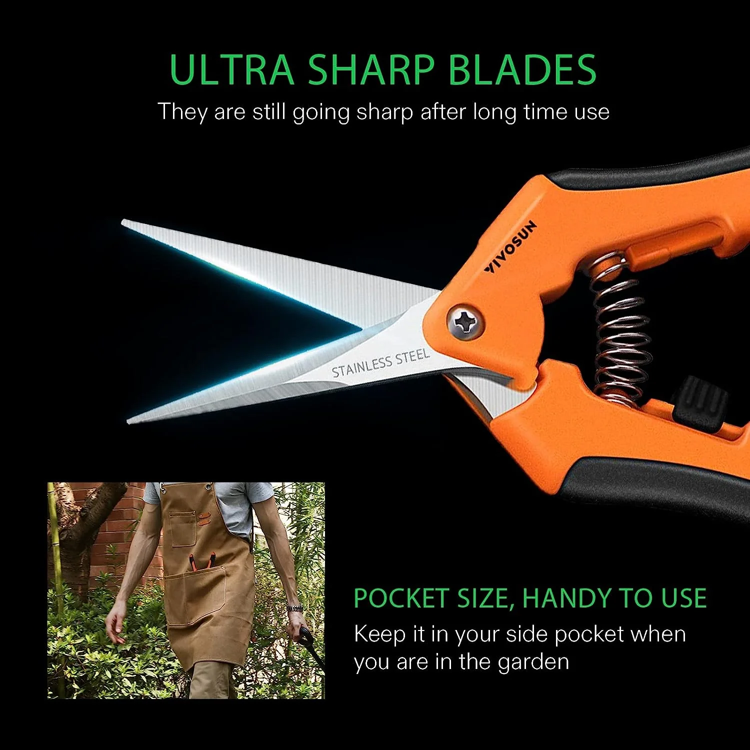 Vivosun Gardening Hand Pruner Pruning Shear - Image 5