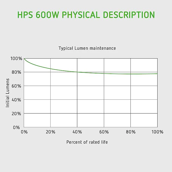 Vivosun 600 & 1000 Watt HPS Light Bulb - Image 4