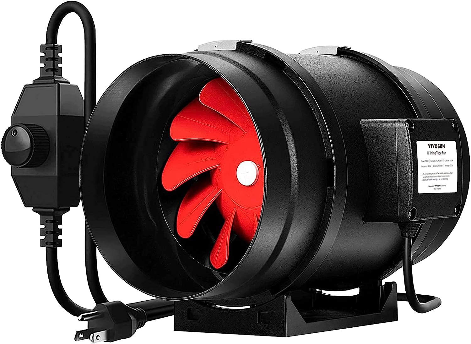 Vivosun Inline Duct Fan with Variable Speed Controller - Image 3