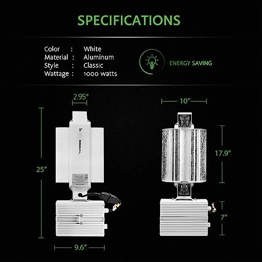 Vivosun Butterfly Double Ended Grow Light Fixture - Image 3