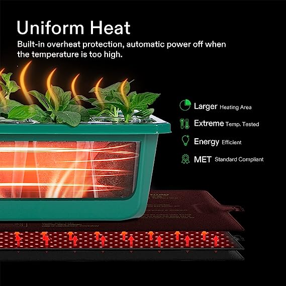 Vivosun Seedling Heat Mat Digital Thermostat Combo - Image 5